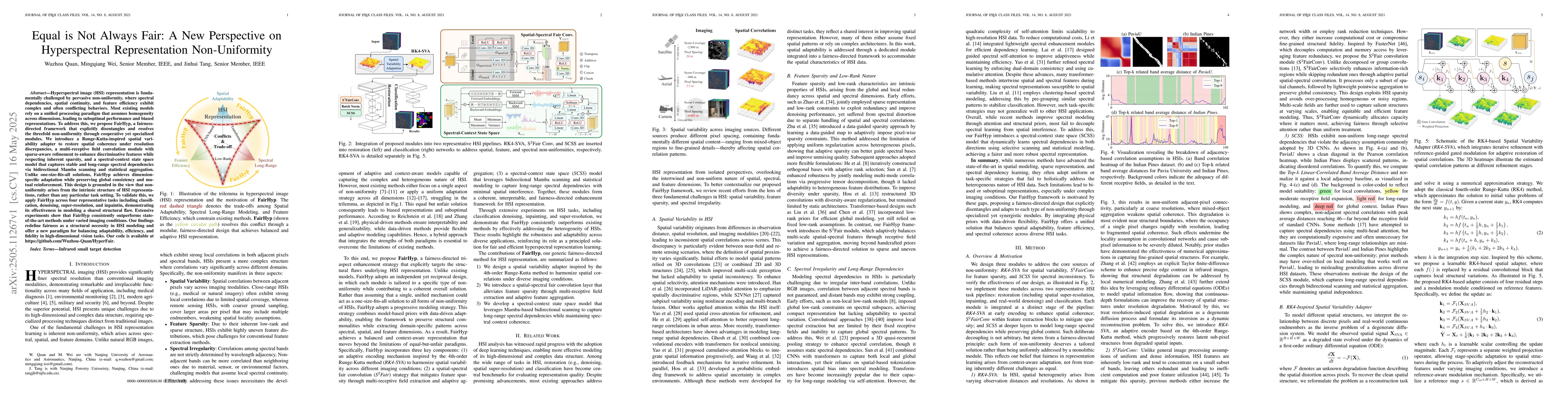 Thumbnail for Equal is Not Always Fair: A New Perspective on Hyperspectral
  Representation Non-Uniformity