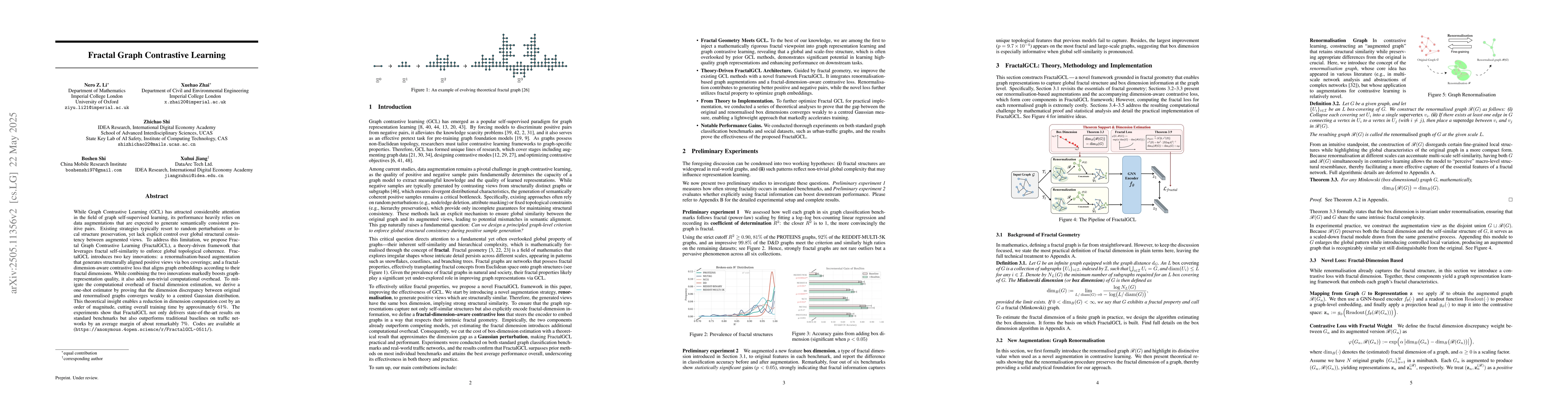 Thumbnail for Fractal Graph Contrastive Learning