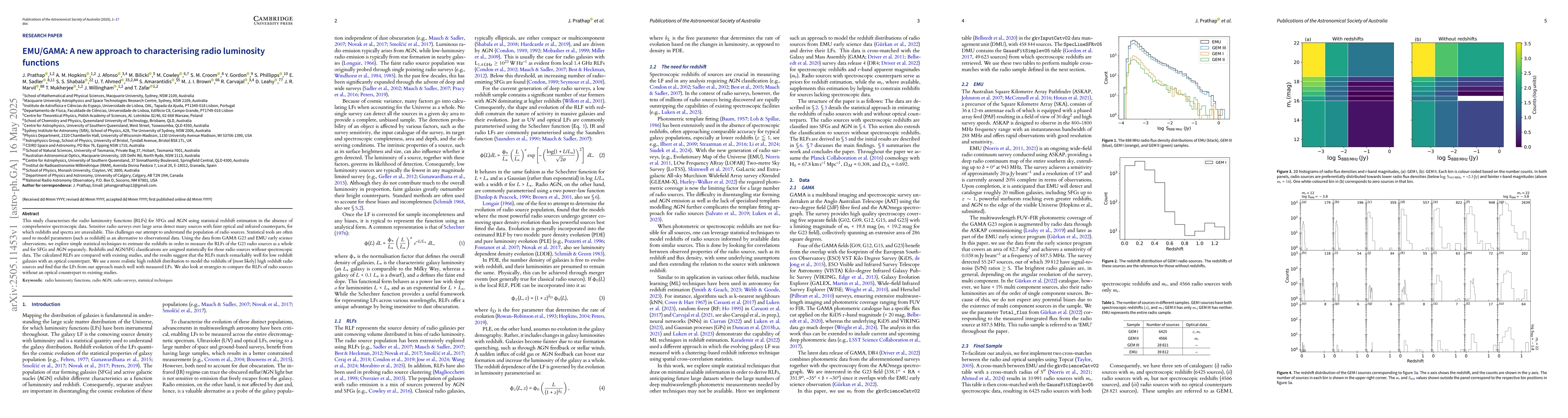 Thumbnail for EMU/GAMA: A new approach to characterising radio luminosity functions