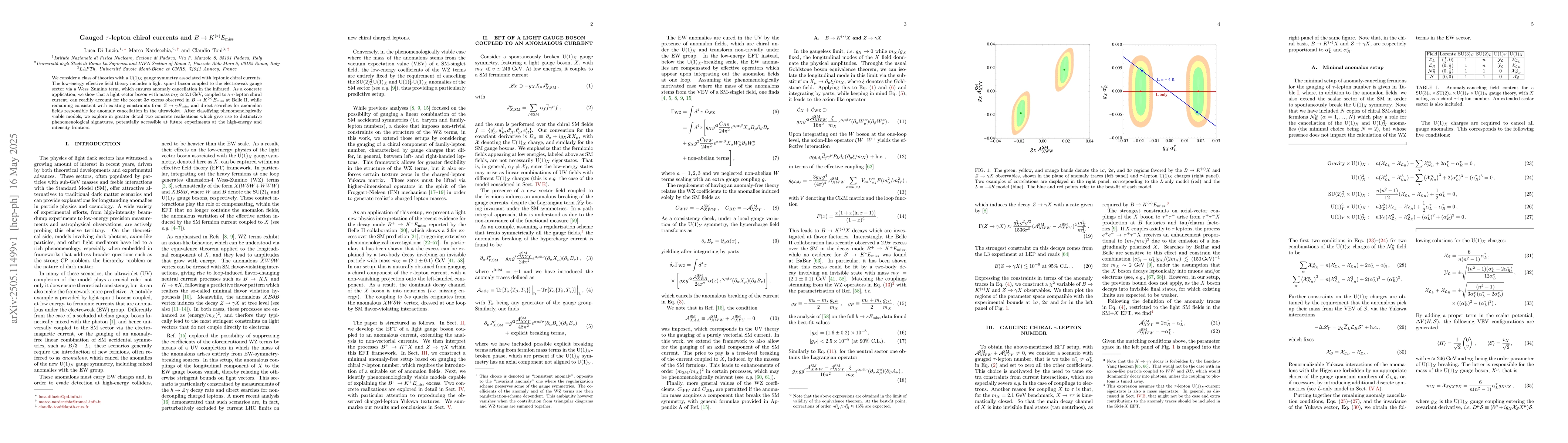 Thumbnail for Gauged $τ$-lepton chiral currents and $B \to K^{(*)} E_{\rm miss}$