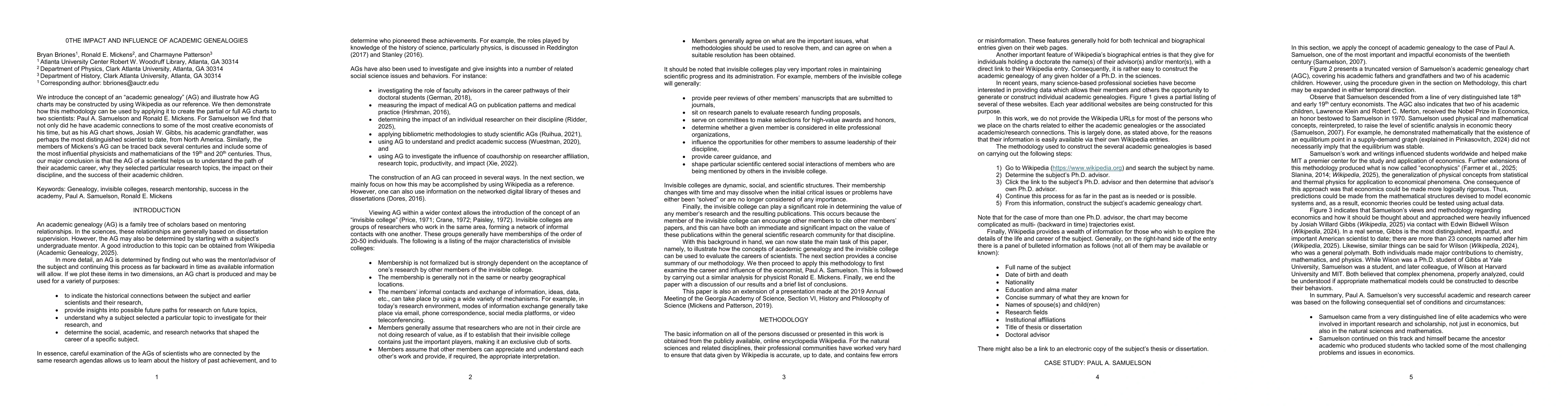 Thumbnail for The Impact and Influence of Academic Genealogies