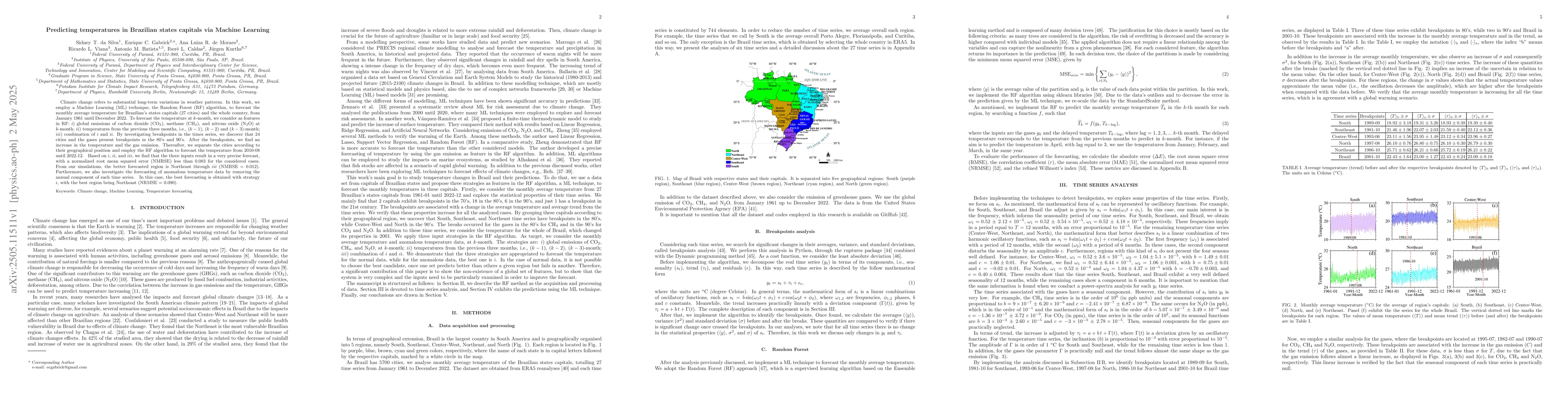 Thumbnail for Predicting temperatures in Brazilian states capitals via Machine
  Learning