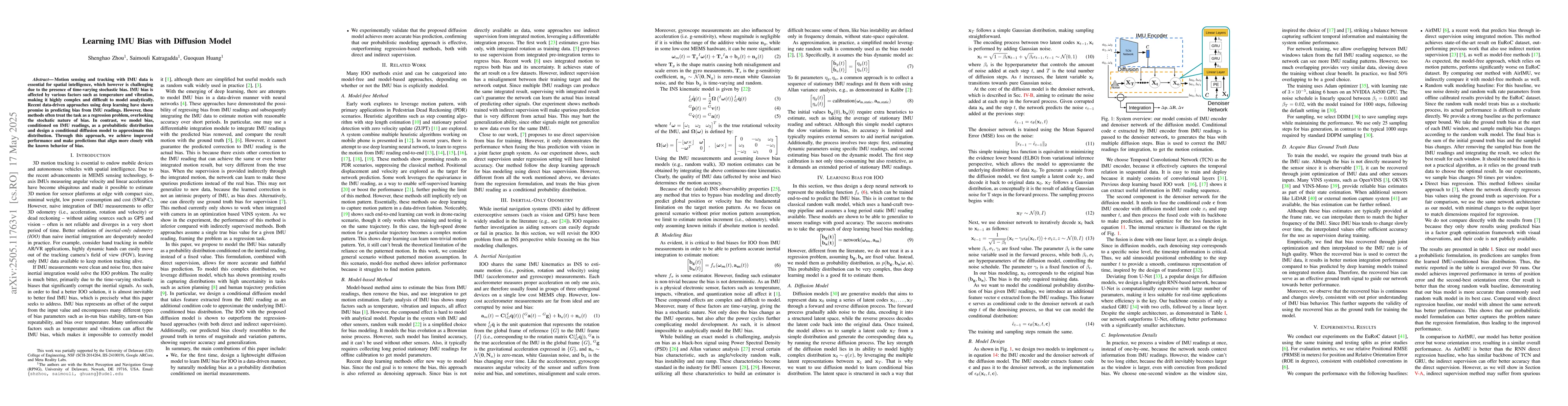 Thumbnail for Learning IMU Bias with Diffusion Model