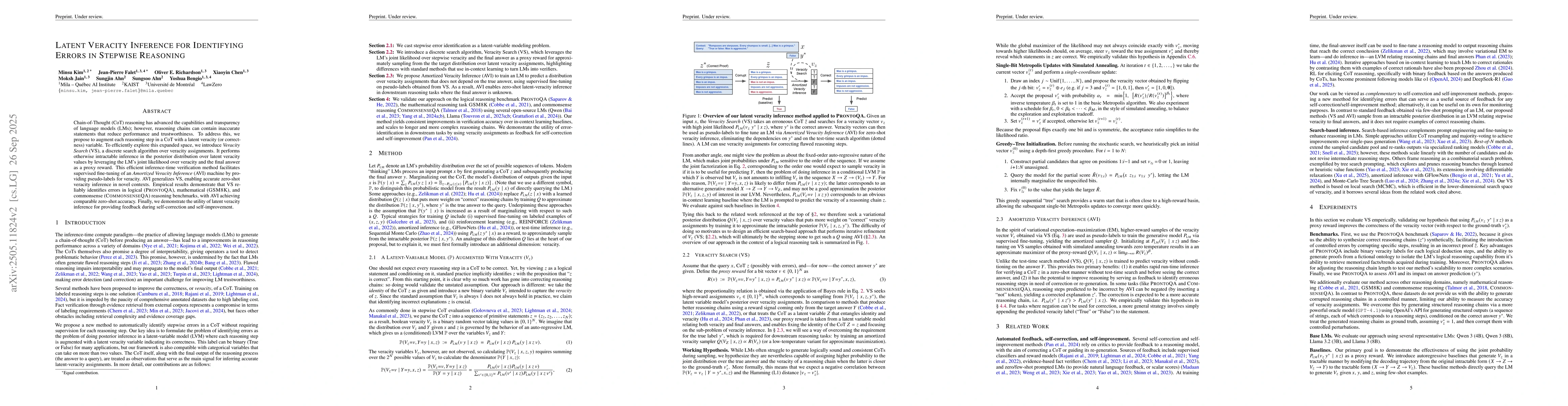 Thumbnail for Latent Veracity Inference for Identifying Errors in Stepwise Reasoning