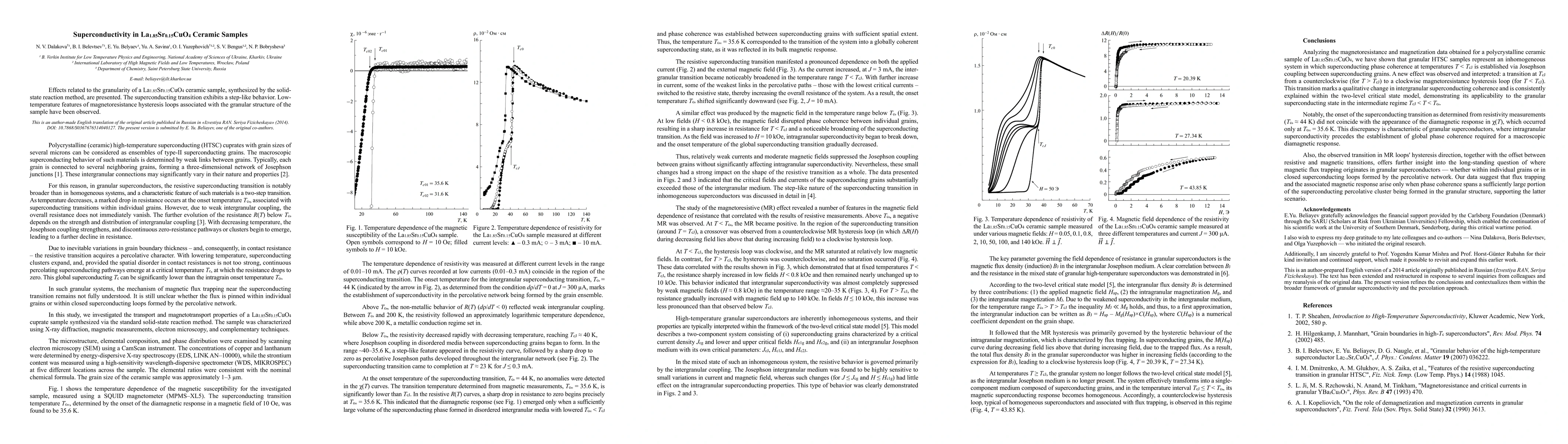 Thumbnail for Superconductivity in La1.85Sr0.15CuO4 Ceramic Samples