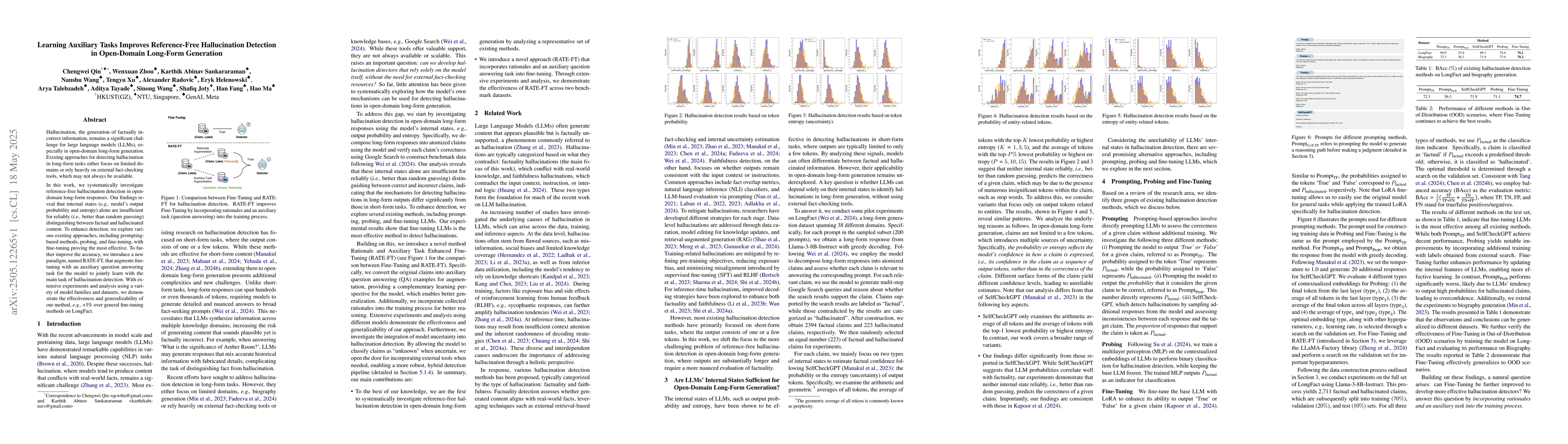 Thumbnail for Learning Auxiliary Tasks Improves Reference-Free Hallucination Detection
  in Open-Domain Long-Form Generation