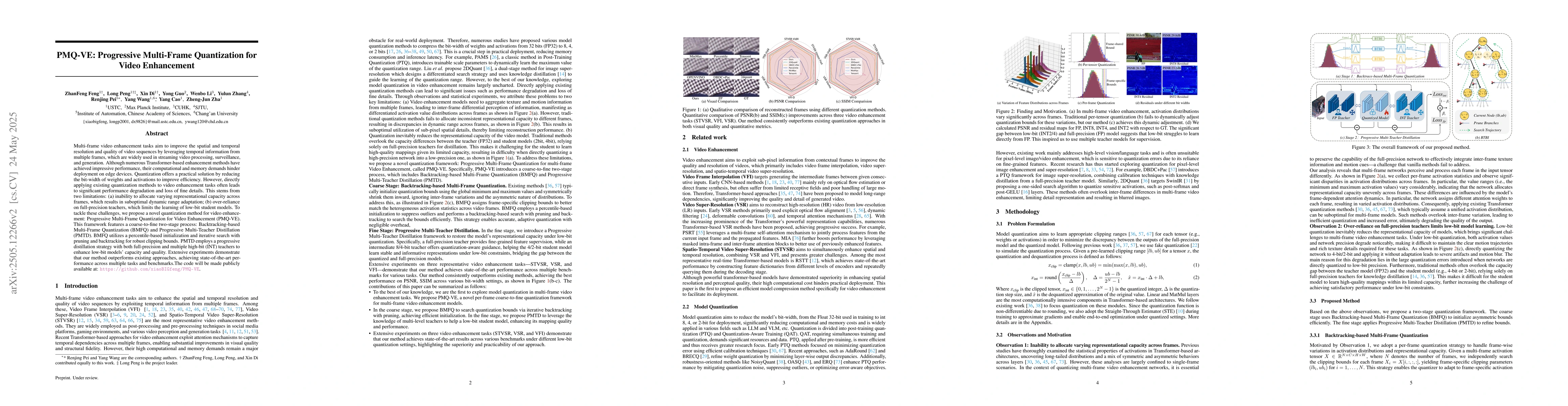 Thumbnail for PMQ-VE: Progressive Multi-Frame Quantization for Video Enhancement