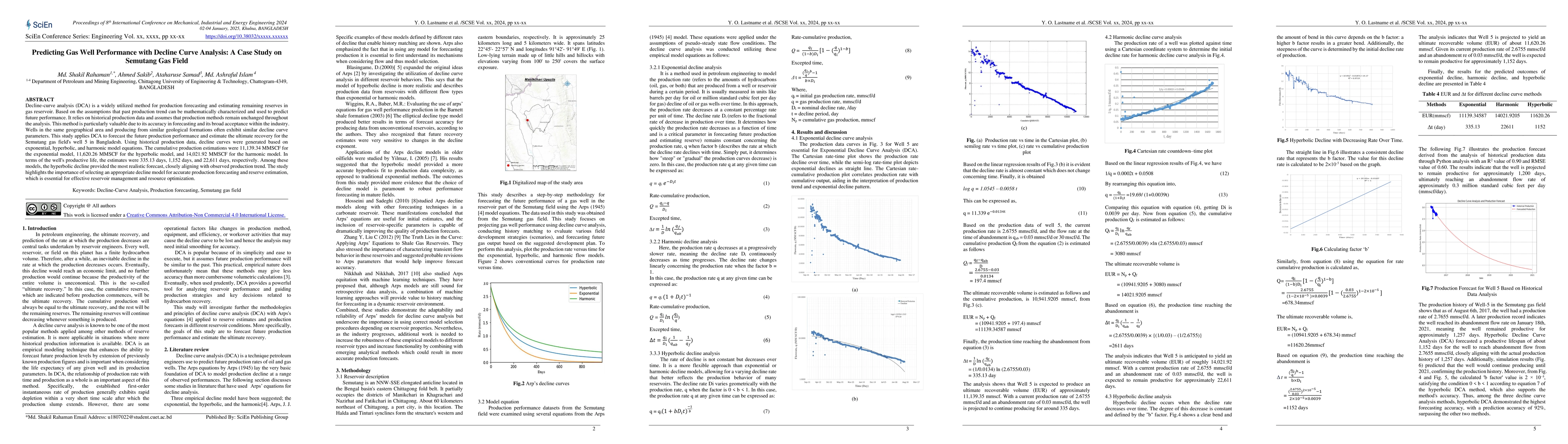 Thumbnail for Predicting Gas Well Performance with Decline Curve Analysis: A Case
  Study on Semutang Gas Field