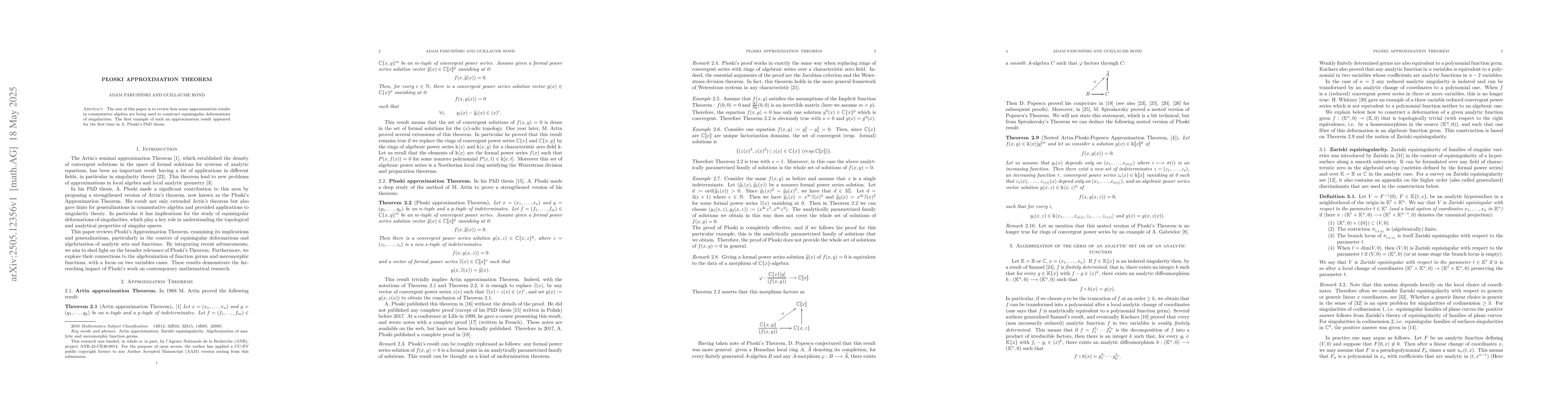 Thumbnail for Ploski Approximation Theorem