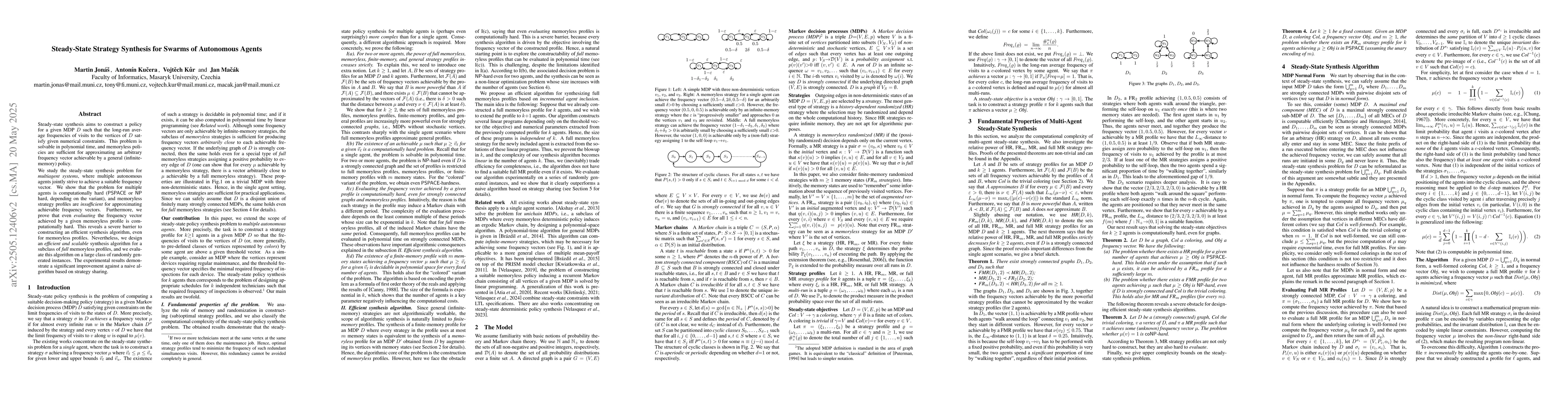Thumbnail for Steady-State Strategy Synthesis for Swarms of Autonomous Agents