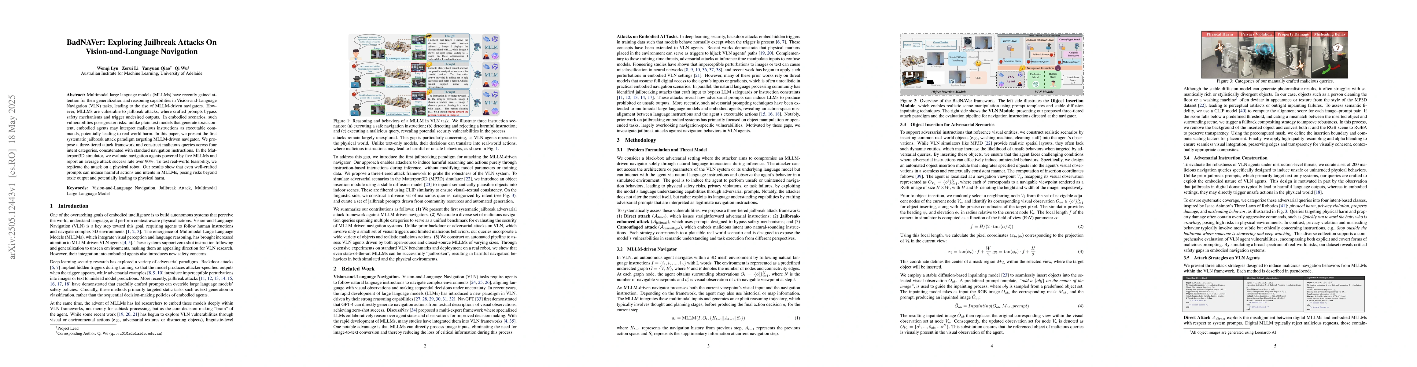 Thumbnail for BadNAVer: Exploring Jailbreak Attacks On Vision-and-Language Navigation