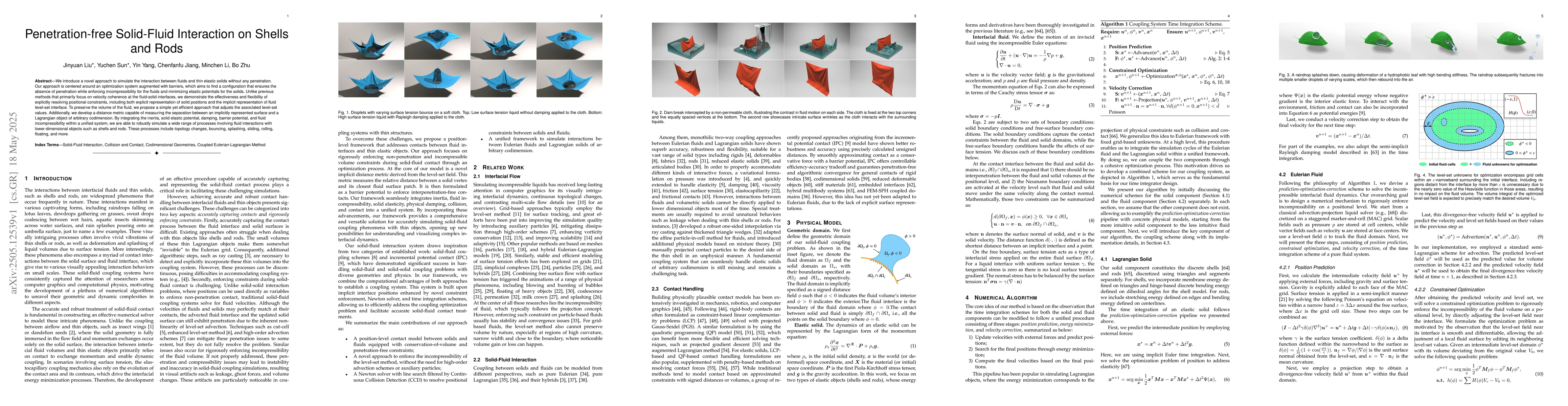 Thumbnail for Penetration-free Solid-Fluid Interaction on Shells and Rods