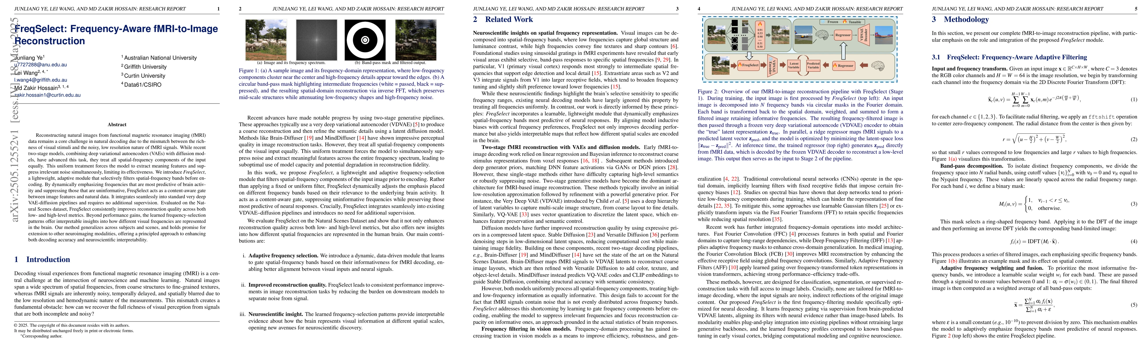 Thumbnail for FreqSelect: Frequency-Aware fMRI-to-Image Reconstruction