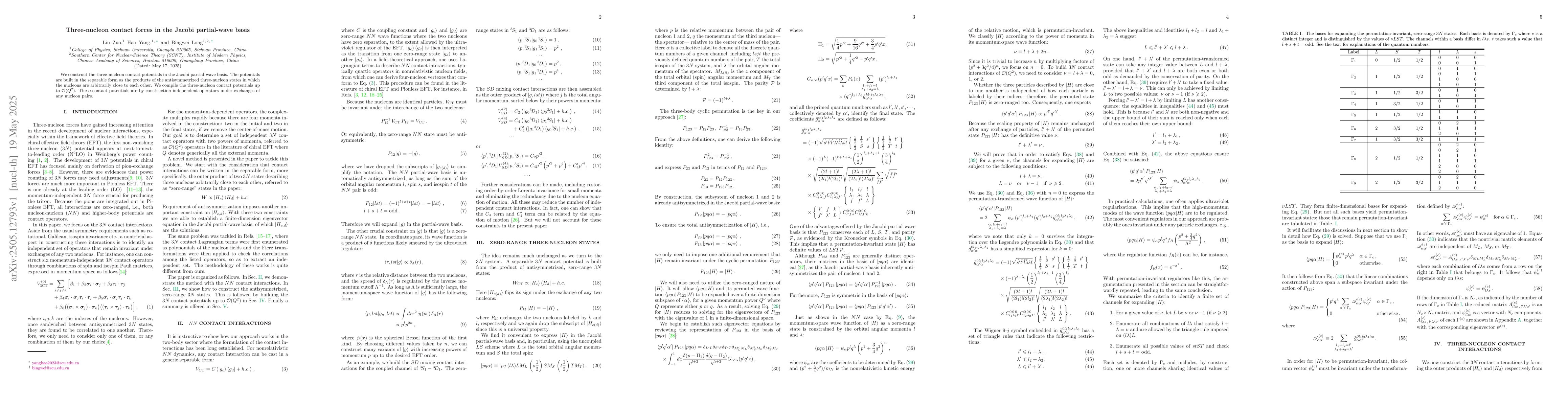 Thumbnail for Three-nucleon contact forces in the Jacobi partial-wave basis