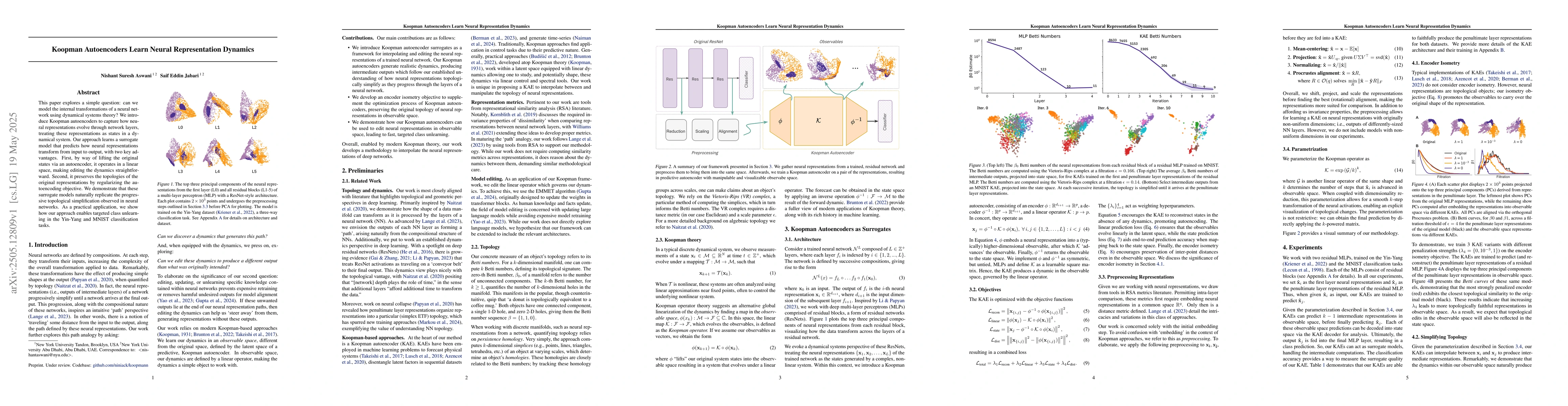 Thumbnail for Koopman Autoencoders Learn Neural Representation Dynamics