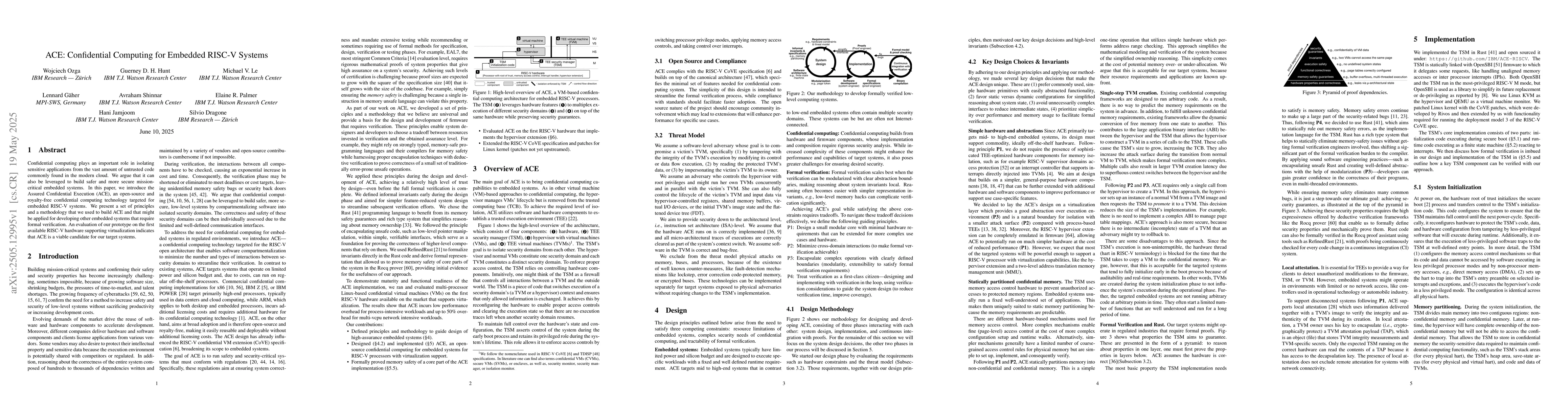Thumbnail for ACE: Confidential Computing for Embedded RISC-V Systems