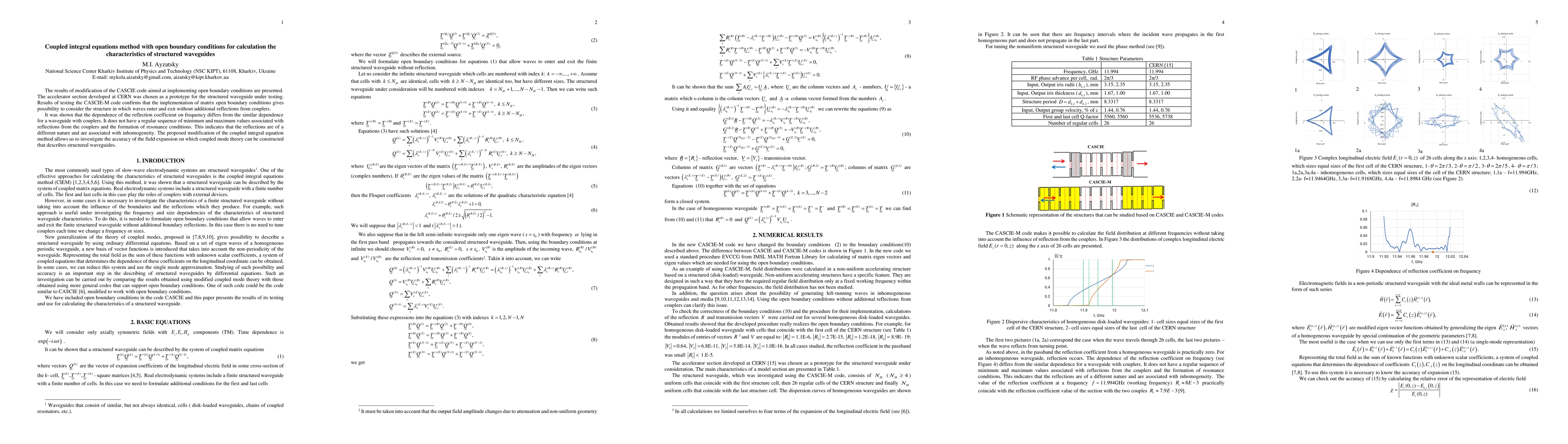 Thumbnail for Coupled integral equations method with open boundary conditions for
  calculation the characteristics of structured waveguides