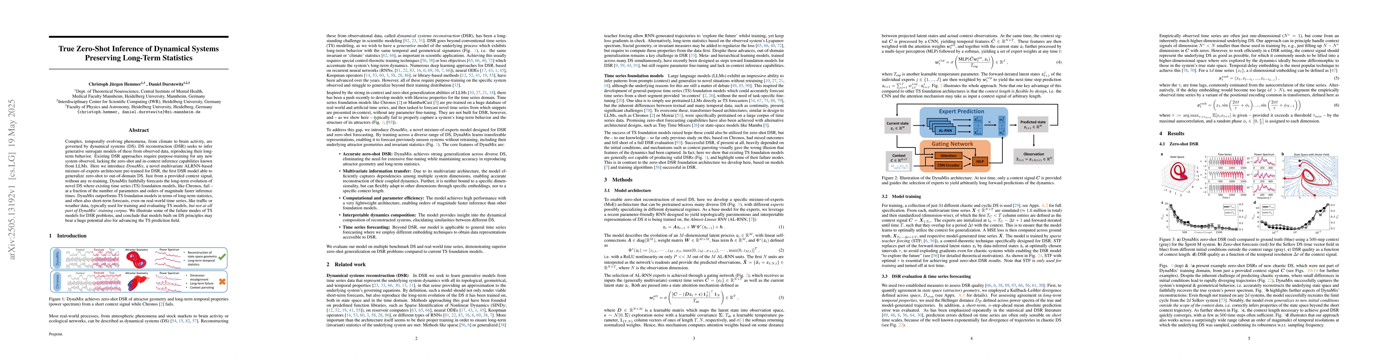 Thumbnail for True Zero-Shot Inference of Dynamical Systems Preserving Long-Term
  Statistics