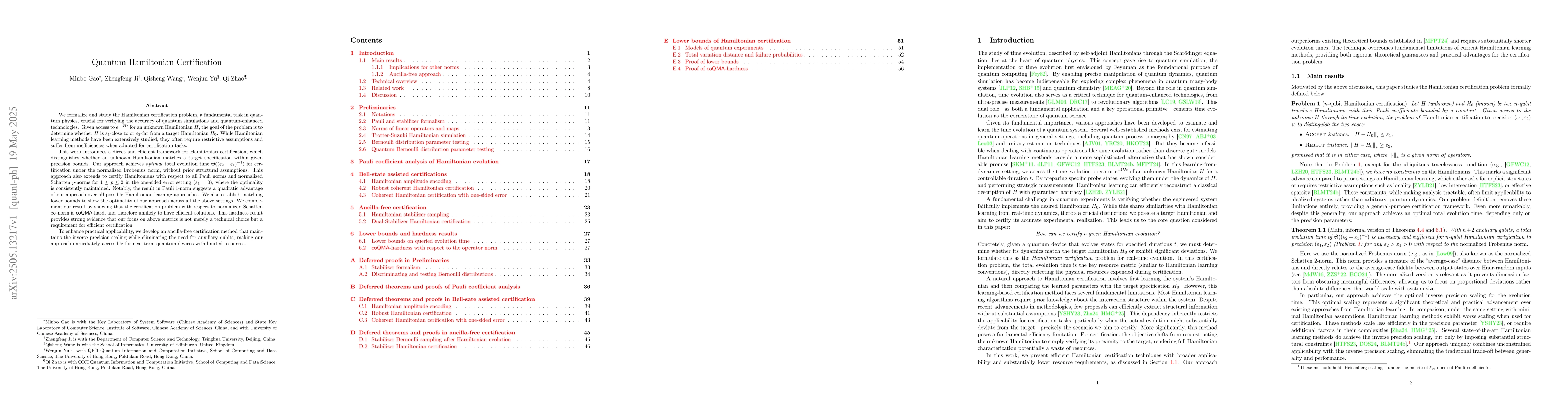 Thumbnail for Quantum Hamiltonian Certification