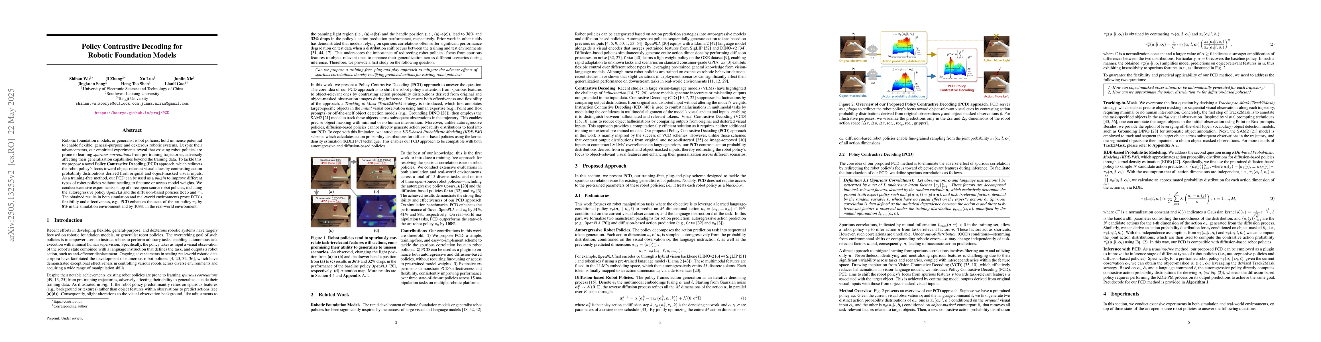 Thumbnail for Policy Contrastive Decoding for Robotic Foundation Models