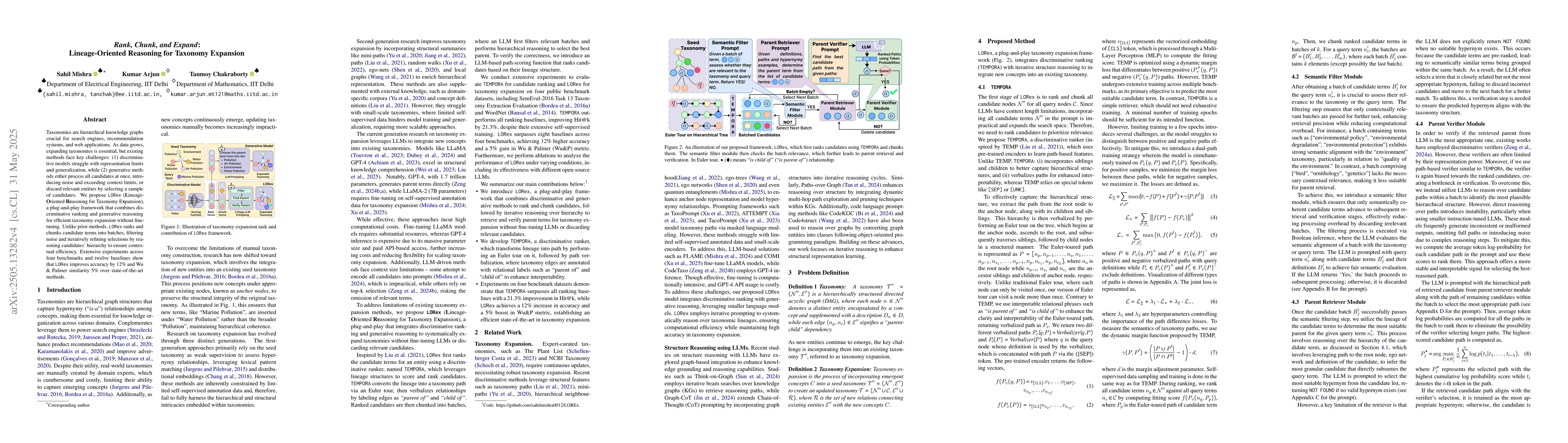 Thumbnail for Rank, Chunk and Expand: Lineage-Oriented Reasoning for Taxonomy
  Expansion