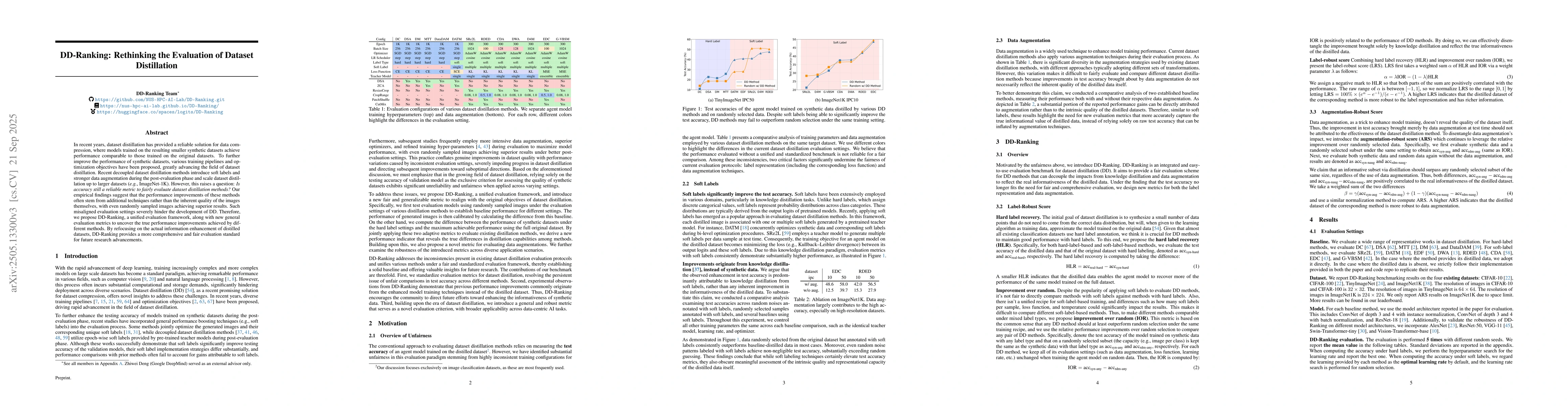 Thumbnail for DD-Ranking: Rethinking the Evaluation of Dataset Distillation