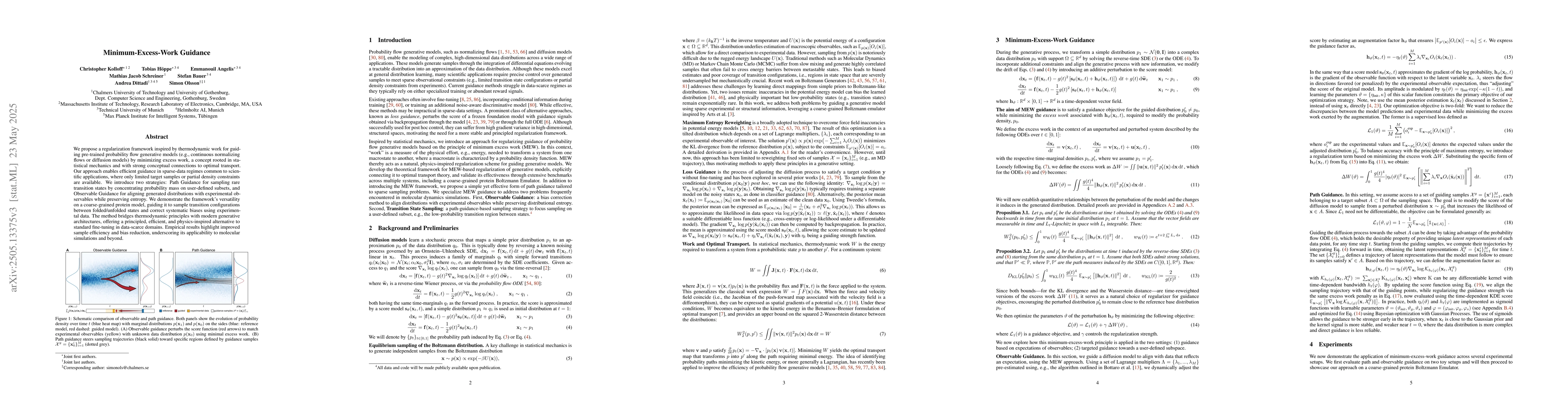 Thumbnail for Minimum-Excess-Work Guidance