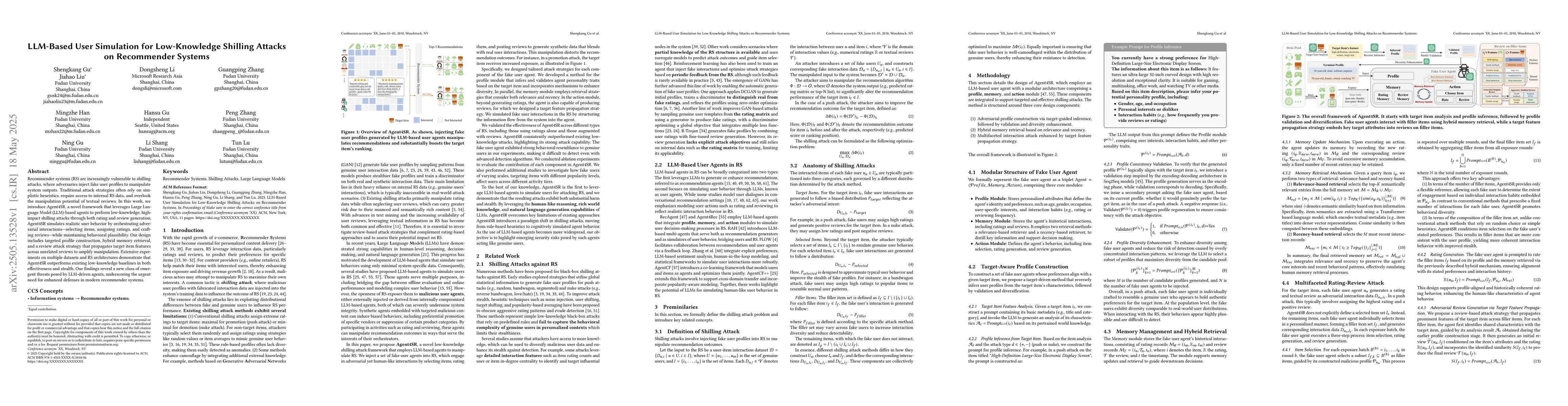 Thumbnail for LLM-Based User Simulation for Low-Knowledge Shilling Attacks on
  Recommender Systems