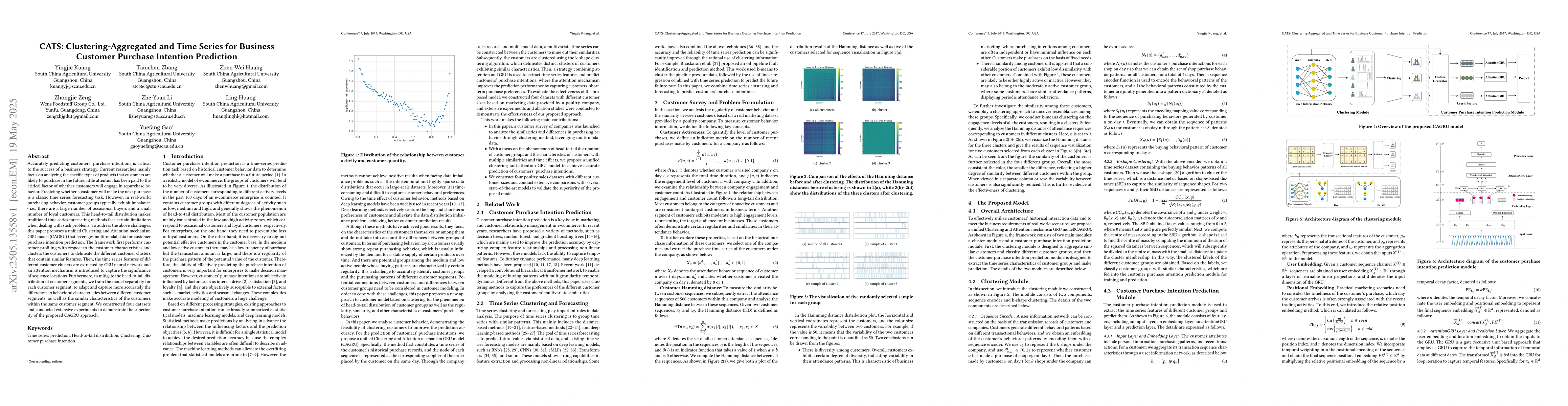 Thumbnail for CATS: Clustering-Aggregated and Time Series for Business Customer
  Purchase Intention Prediction