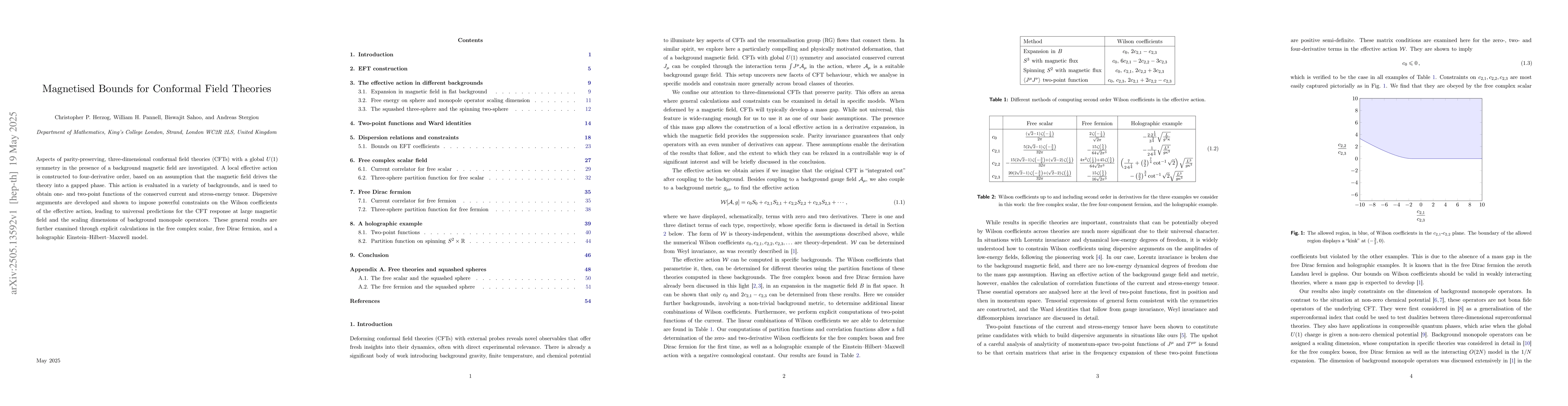 Thumbnail for Magnetised Bounds for Conformal Field Theories