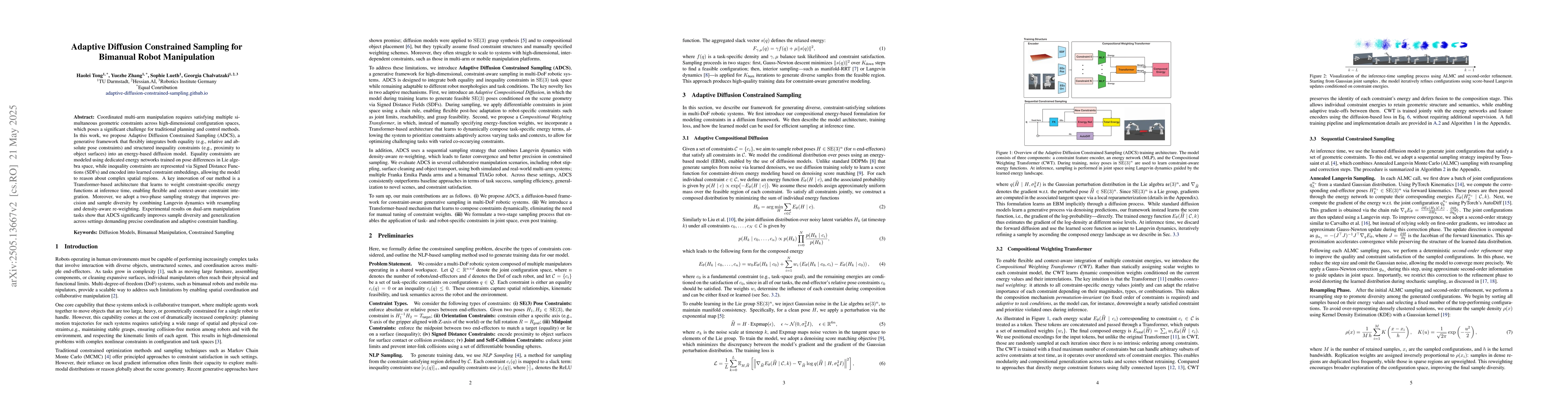 Thumbnail for Adaptive Diffusion Constrained Sampling for Bimanual Robot Manipulation