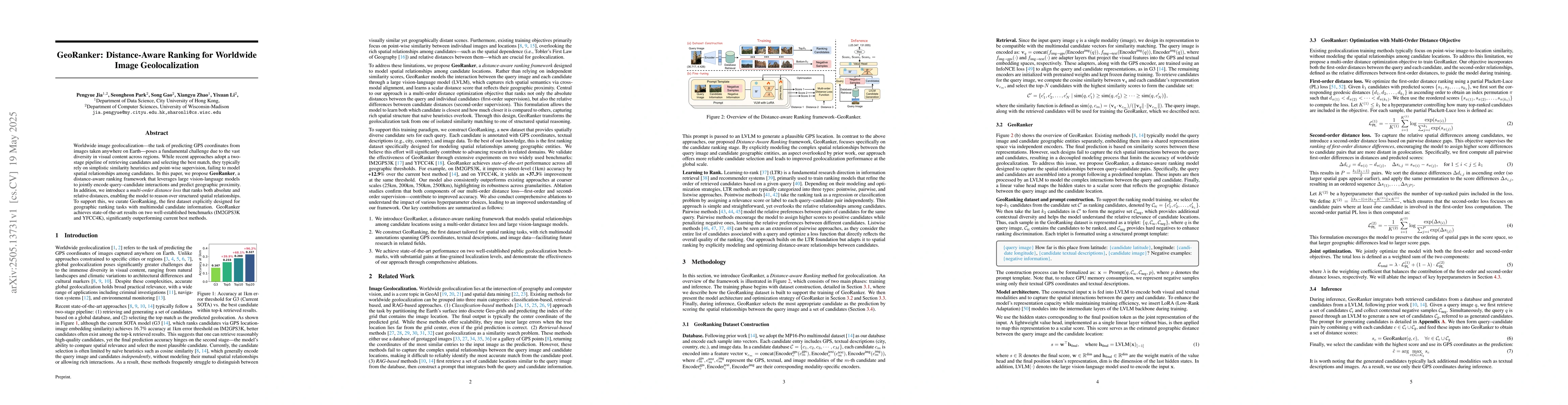 Thumbnail for GeoRanker: Distance-Aware Ranking for Worldwide Image Geolocalization