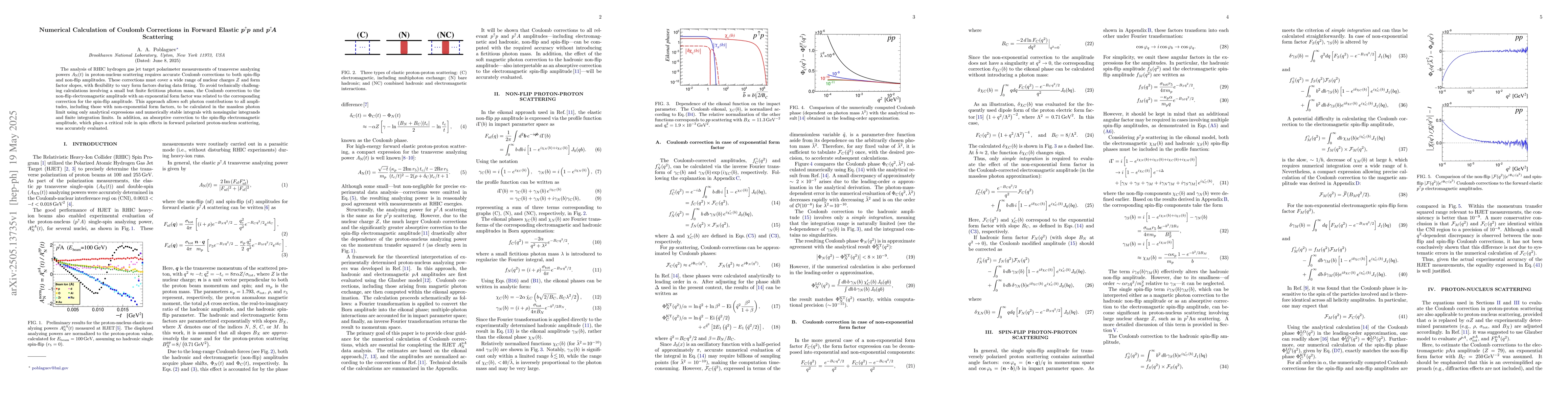 Thumbnail for Numerical Calculation of Coulomb Corrections in Forward Elastic
  $\boldsymbol{p}^\uparrow\!\!\;\boldsymbol{p}$ and
  $\boldsymbol{p}^\uparrow\!\boldsymbol{A}$ Scattering