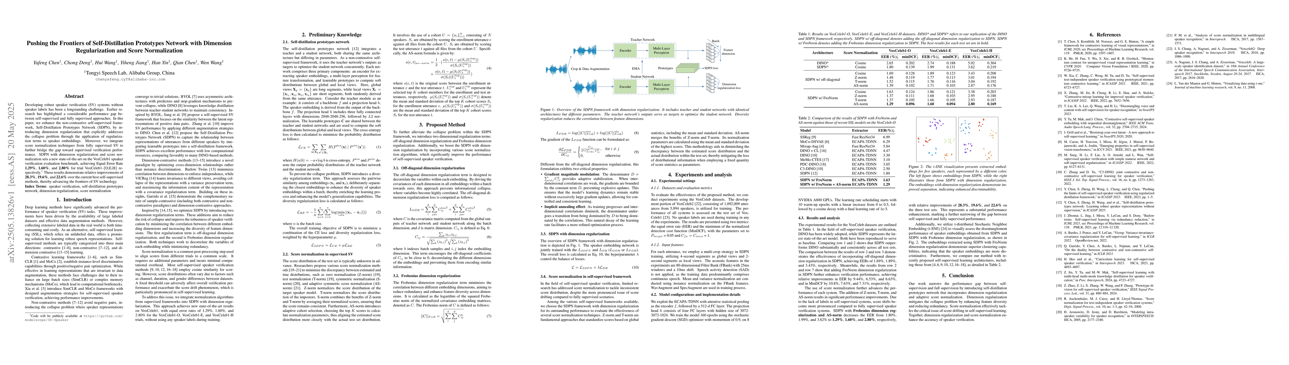 Thumbnail for Pushing the Frontiers of Self-Distillation Prototypes Network with
  Dimension Regularization and Score Normalization