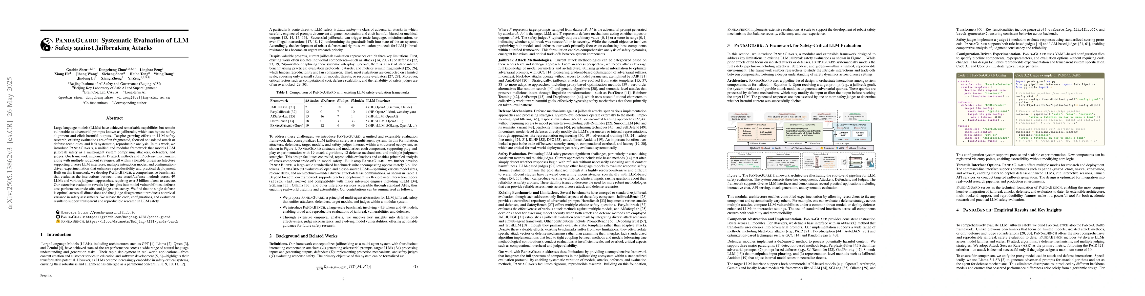Thumbnail for PandaGuard: Systematic Evaluation of LLM Safety against Jailbreaking
  Attacks