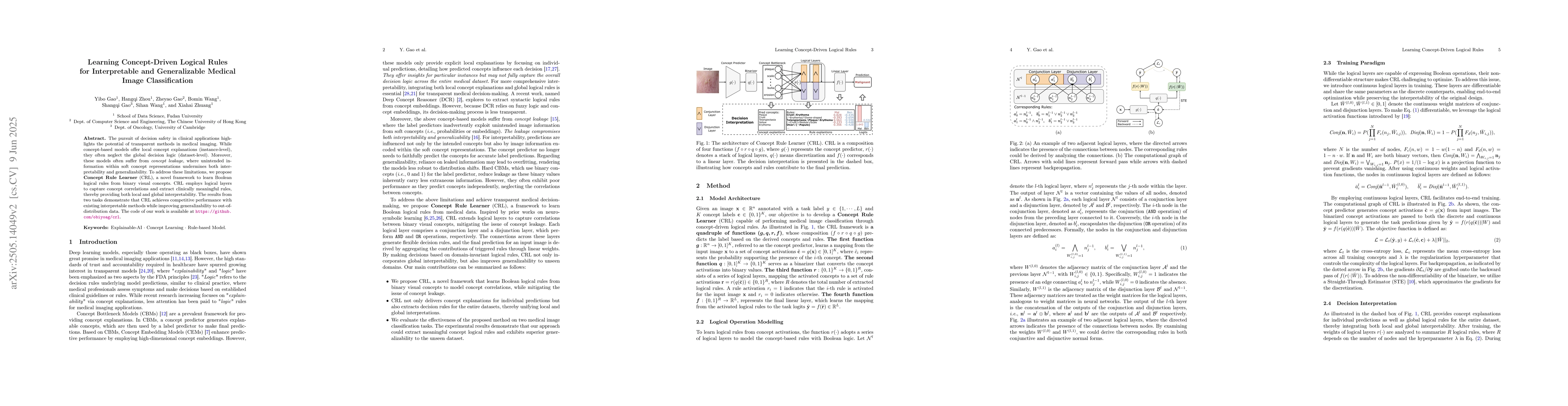 Thumbnail for Learning Concept-Driven Logical Rules for Interpretable and
  Generalizable Medical Image Classification