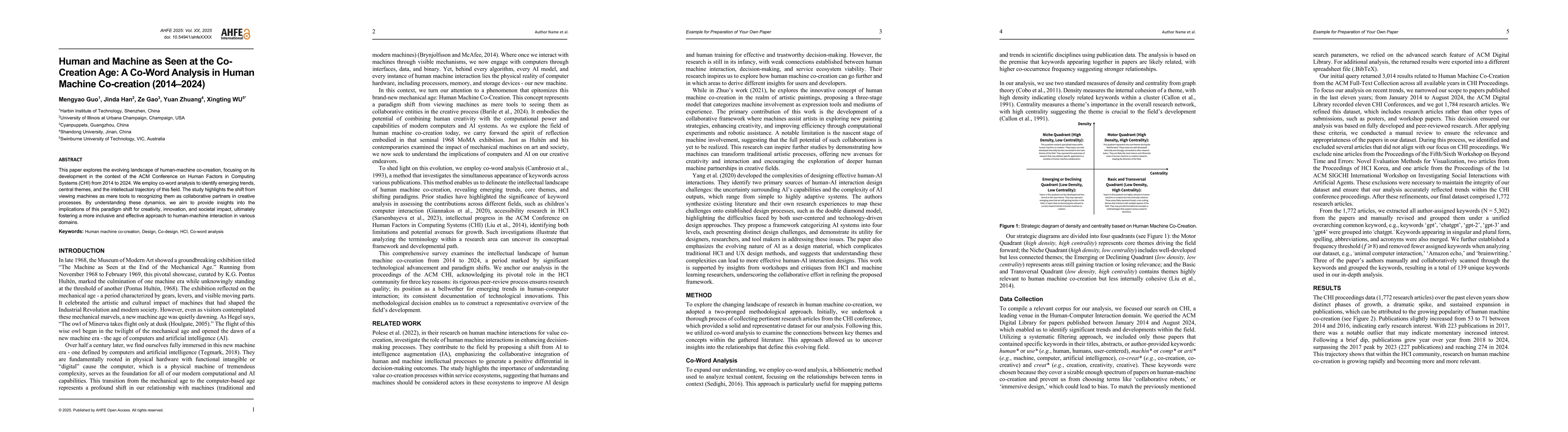 Thumbnail for Human and Machine as Seen at the Co-Creation Age: A Co-Word Analysis in
  Human Machine Co-creation (2014-2024)