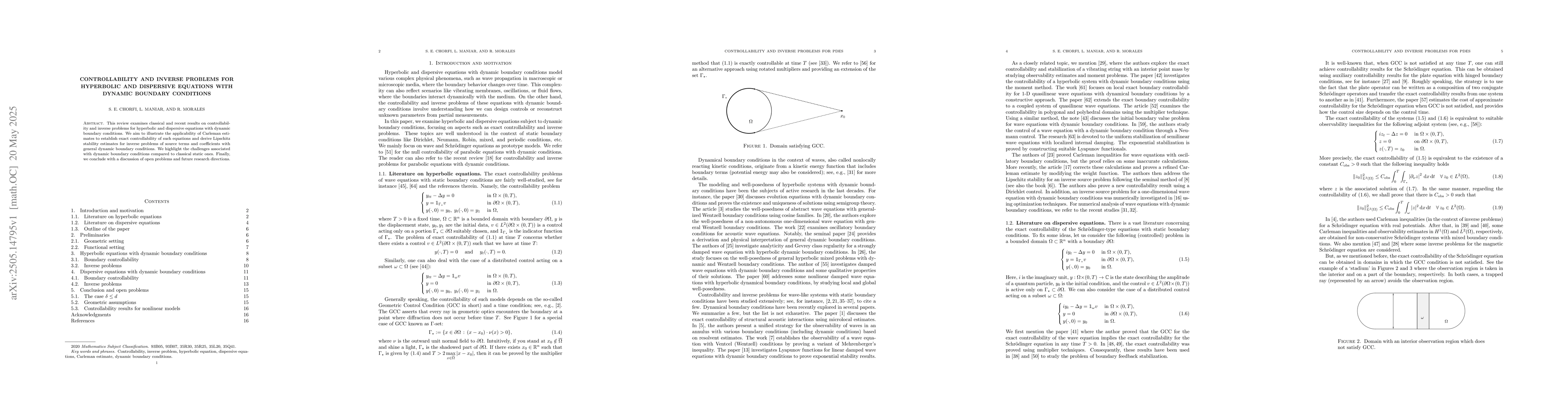 Thumbnail for Controllability and Inverse Problems for Hyperbolic and Dispersive
  Equations with Dynamic Boundary Conditions
