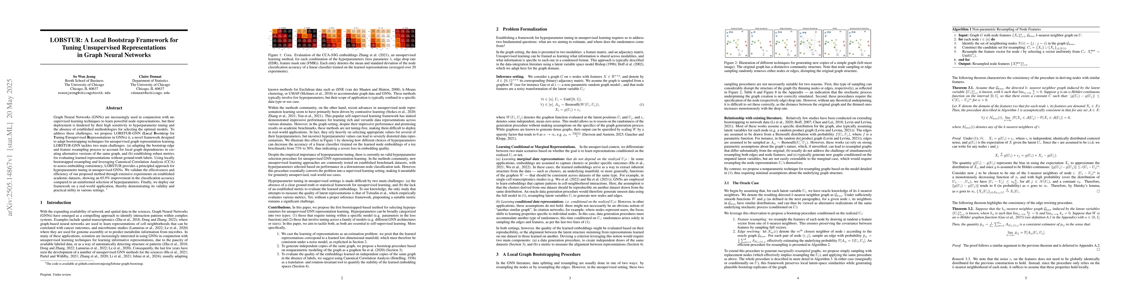Thumbnail for LOBSTUR: A Local Bootstrap Framework for Tuning Unsupervised
  Representations in Graph Neural Networks
