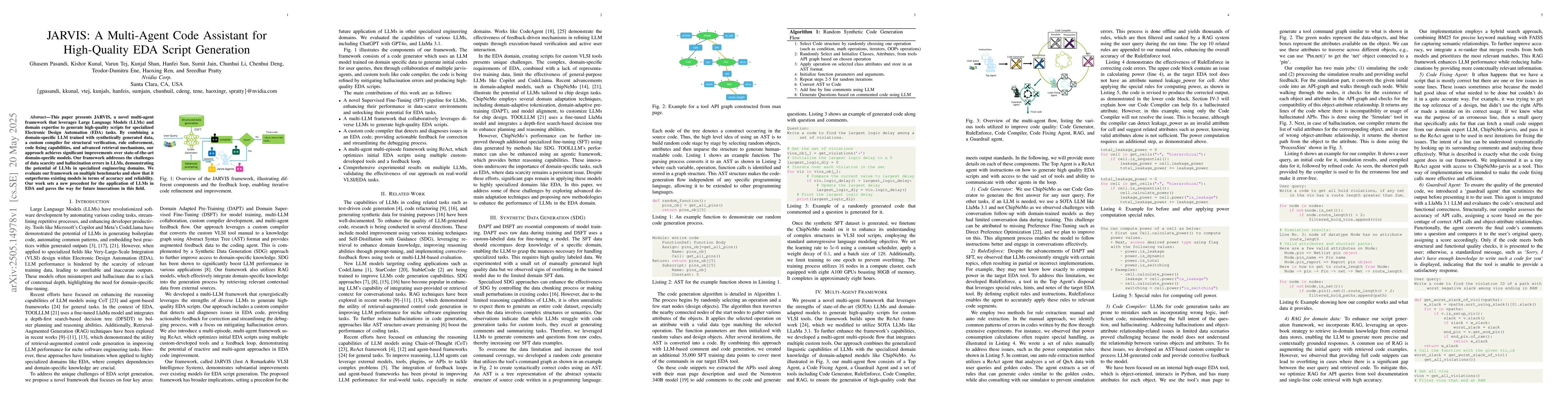 Thumbnail for JARVIS: A Multi-Agent Code Assistant for High-Quality EDA Script
  Generation