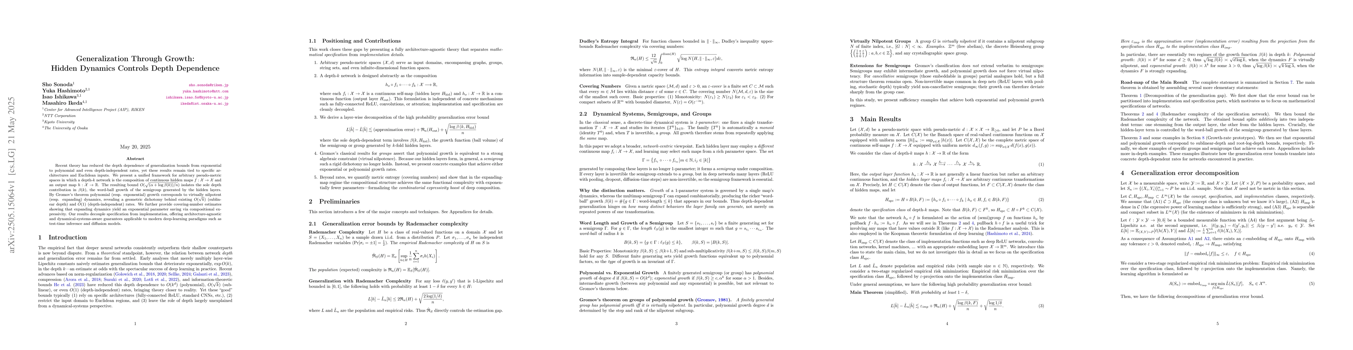 Thumbnail for Generalization Through Growth: Hidden Dynamics Controls Depth Dependence