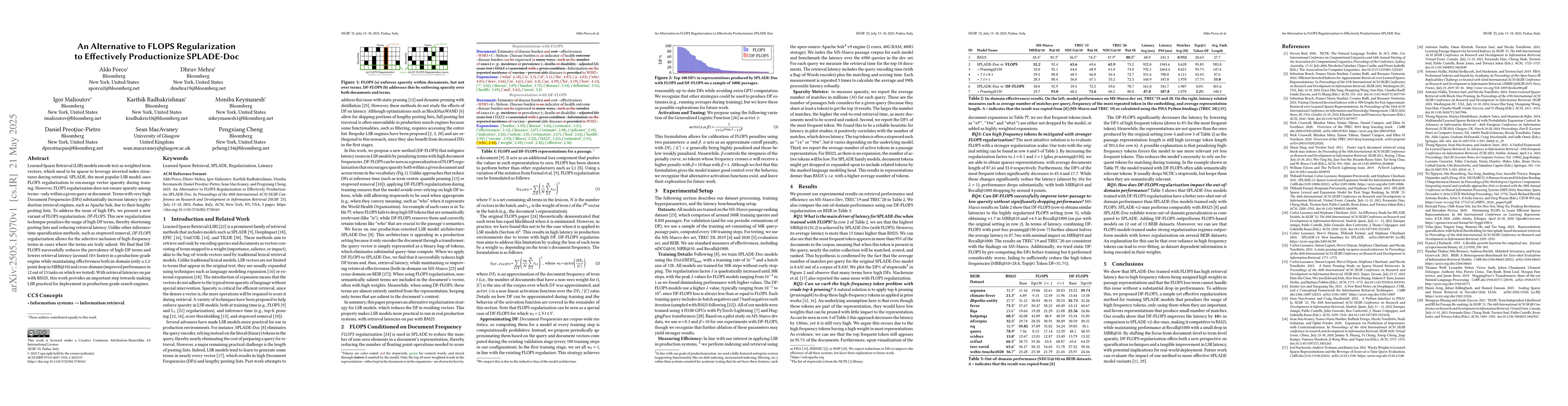 Thumbnail for An Alternative to FLOPS Regularization to Effectively Productionize
  SPLADE-Doc