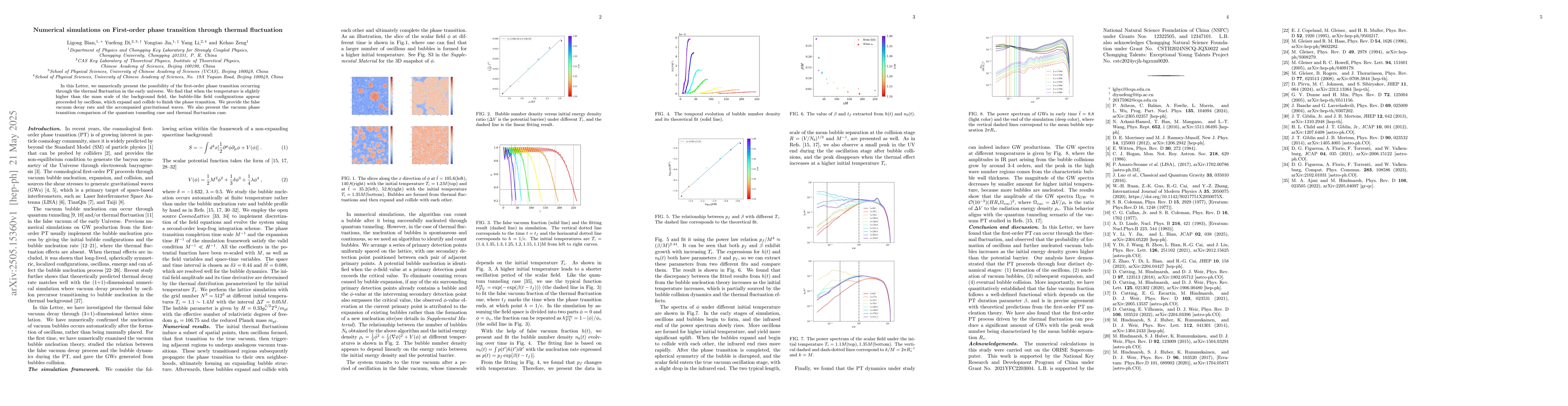 Thumbnail for Numerical simulations on First-order phase transition through thermal
  fluctuation