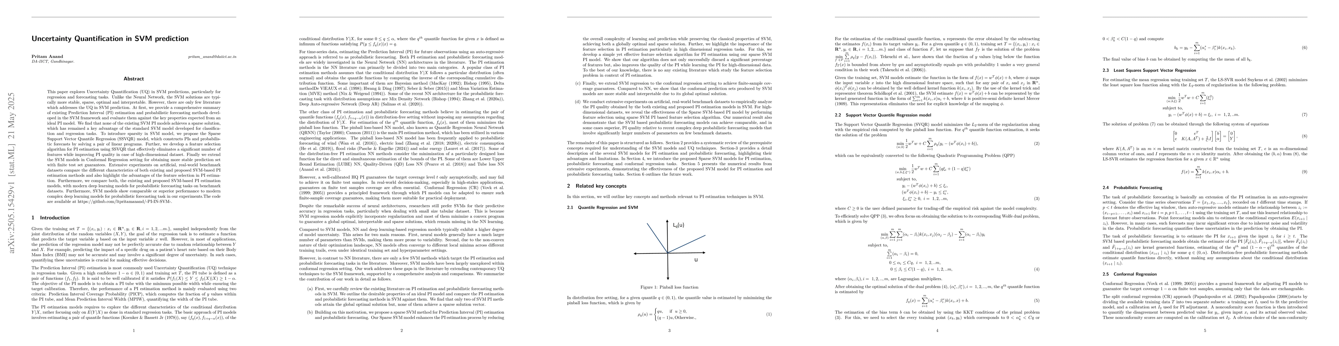 Thumbnail for Uncertainty Quantification in SVM prediction