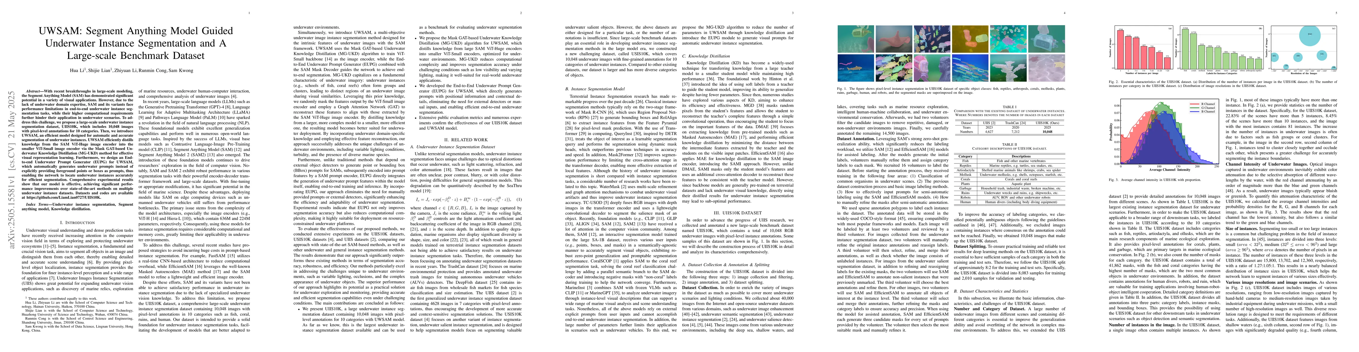 Thumbnail for UWSAM: Segment Anything Model Guided Underwater Instance Segmentation
  and A Large-scale Benchmark Dataset