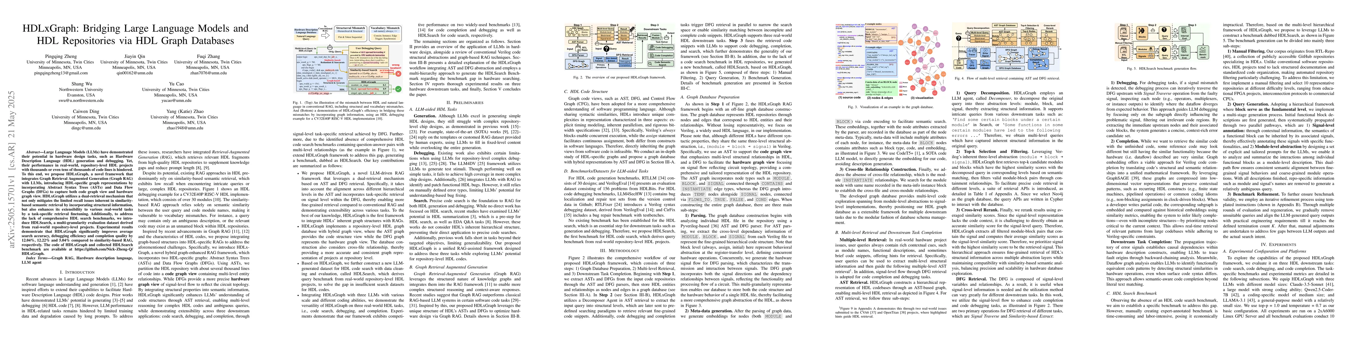 Thumbnail for HDLxGraph: Bridging Large Language Models and HDL Repositories via HDL
  Graph Databases