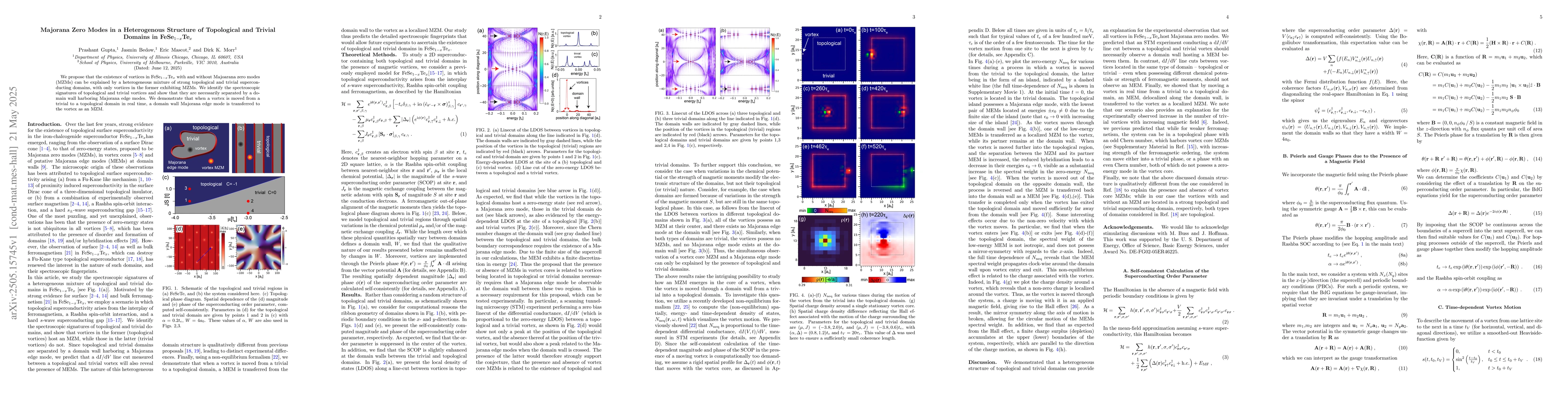 Thumbnail for Majorana Zero Modes in a Heterogenous Structure of Topological and
  Trivial Domains in FeSe$_{1-x}$Te$_x$
