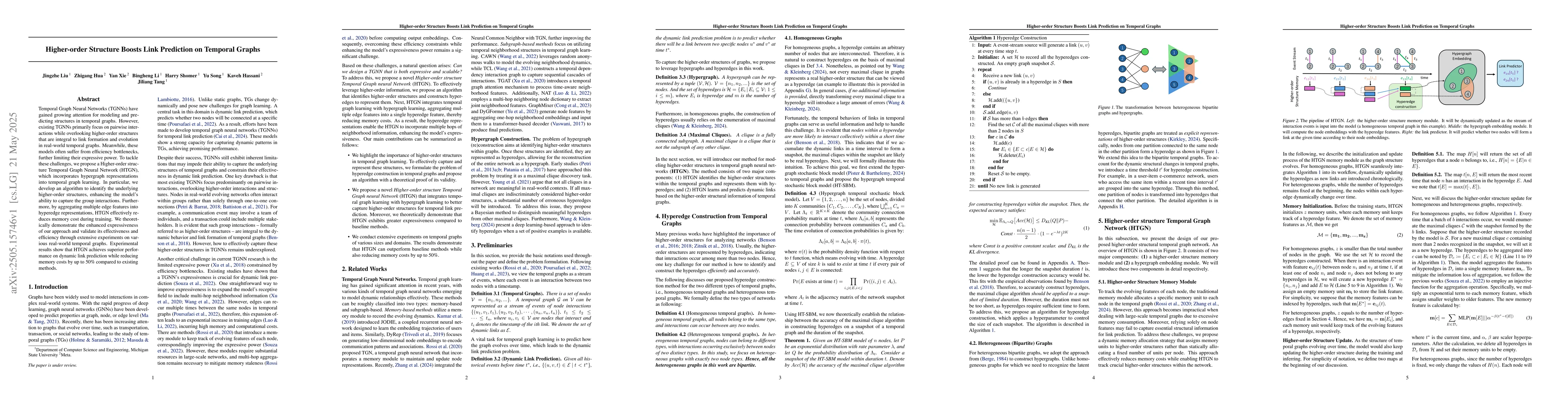 Thumbnail for Higher-order Structure Boosts Link Prediction on Temporal Graphs