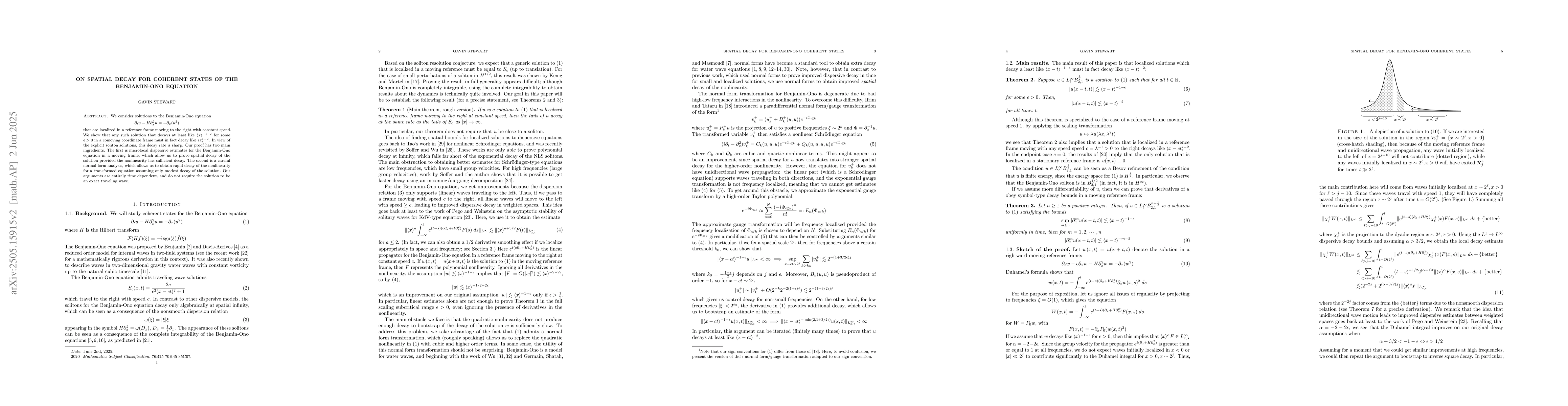 Thumbnail for On spatial decay for coherent states of the Benjamin-Ono equation