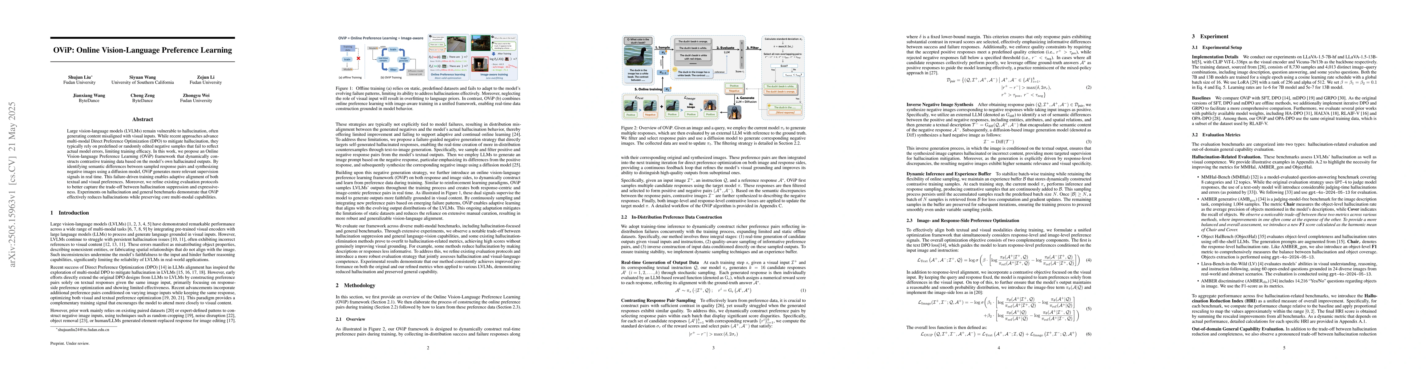 Thumbnail for OViP: Online Vision-Language Preference Learning